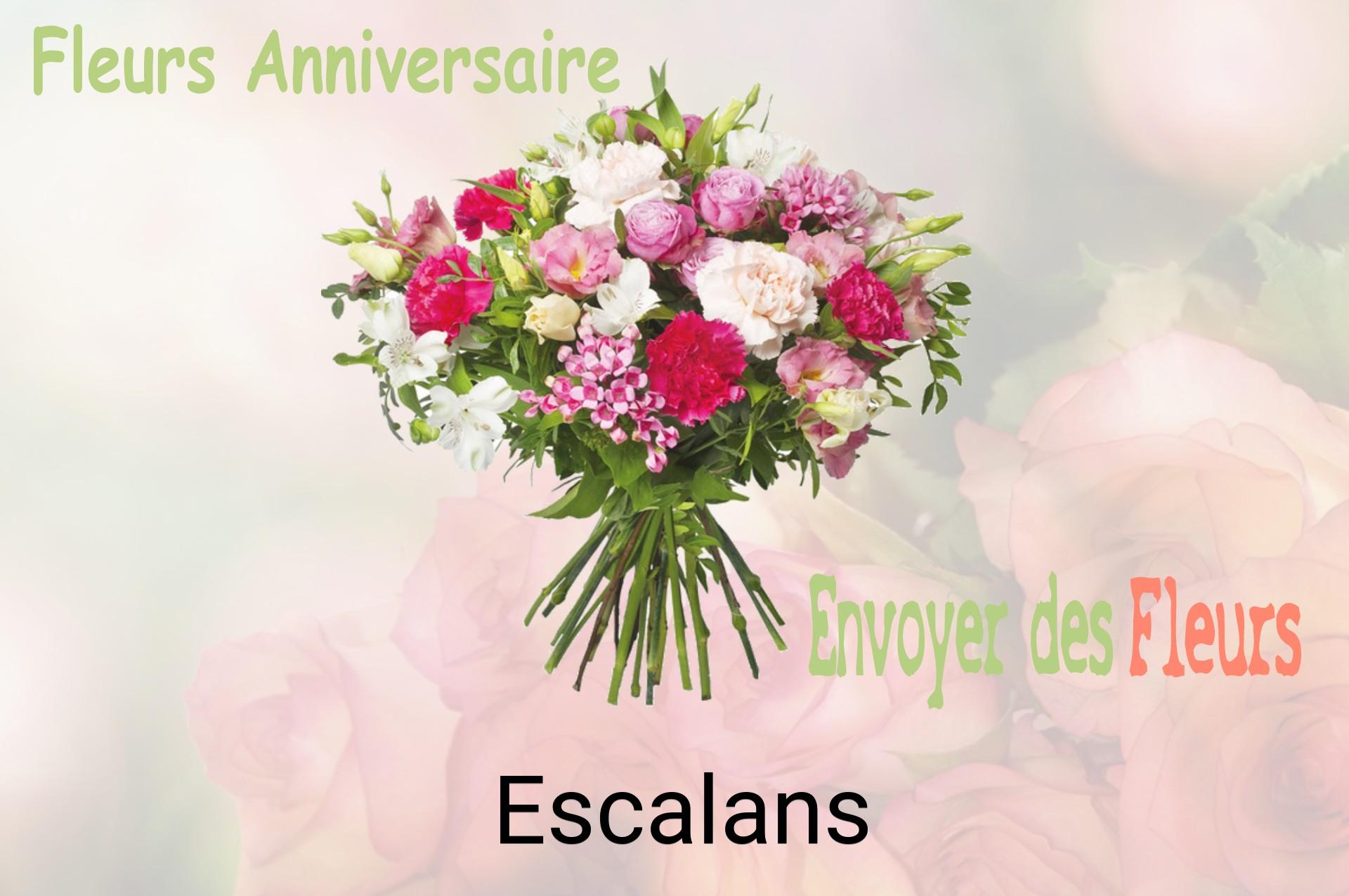 Bouquet de fleurs d’anniversaire livré à Escalans